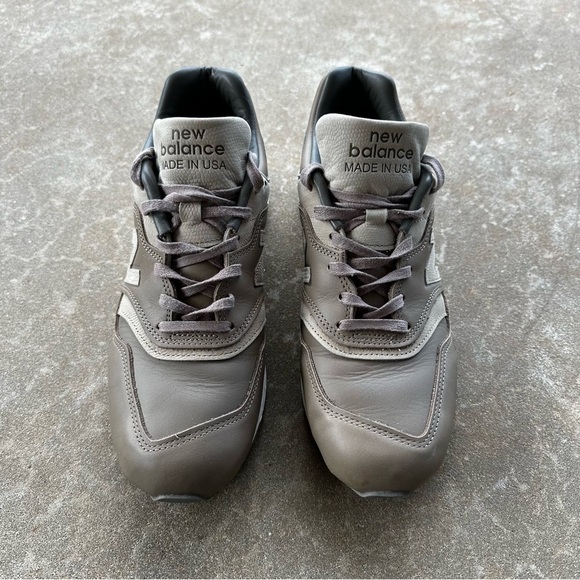 New Balance 997 Leather Sneakers Classic Retro Design Made in USA Men’s Size 9 - Picture 3 of 11